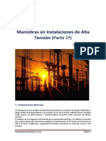 Maniobras en Instalaciones de Alta Tensión (Parte 1