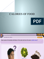 Calories of Food