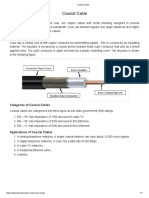 Coaxial Cable Coaxial Cable