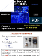 Bipolar Junction Transistors: Dr. Talal Skaik