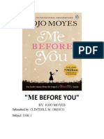 "Me Before You": By: Jojo Moyes