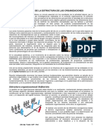 Lectura y actividades Fundamentos de la Estructura Organizacional