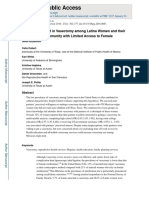 Perceived Interest in Vasectomy among Latina Women and their 2016