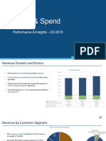 Invest & Spend: Performance & Insights - Q3 2019