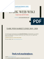 Dark Web Wiki: Original Links With PGP Verified