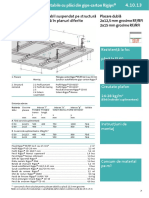 Plafon Nedemontabil - Structur Metalic Dubl Aezat N Planuri Diferite - RigipsRFRFI - 2x125 Sau 2x15 MM PDF