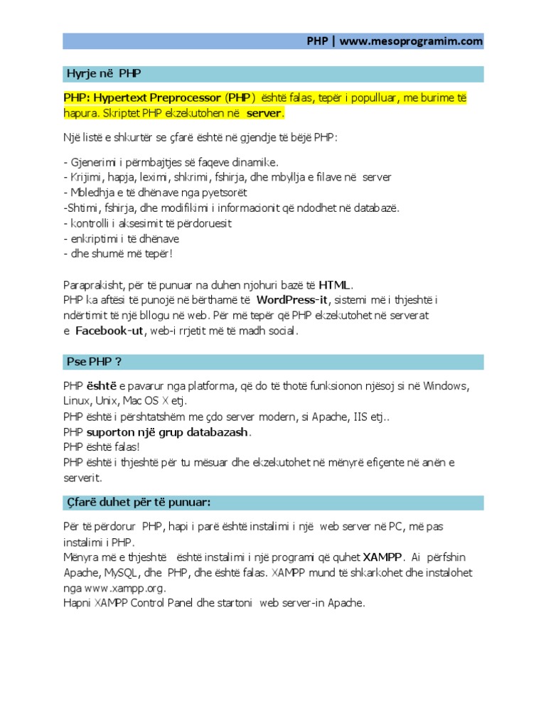 PHP PDF | PDF