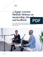 A Happy Warrior Mellody Hobson On Mentorship Diversity and Feedback
