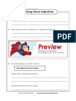 Thinking About Adjectives PDF