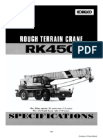 Kobelco Rough Terrain Cranes Spec RK450 PDF