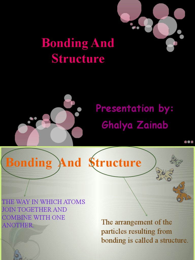 Bonding and Structure of Atoms Explained | PDF | Ionic Bonding ...