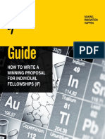 Guide: How To Write A Winning Proposal For Individual Fellowships (If)