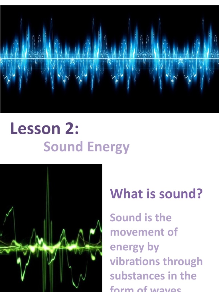 Understanding Sound Energy Basics | PDF | Philosophy