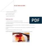 RECETA POSTREs