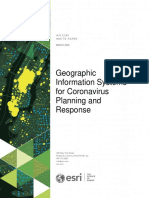 Geographic Information Systems For Coronavirus Planning Response White Paper