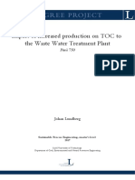 Impact of Increased Production On TOC To The Waste Water Treatment Plant