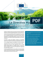Directiva Marco Agua Unión Europea 