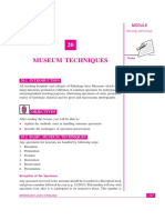 Museum Techniques: Notes