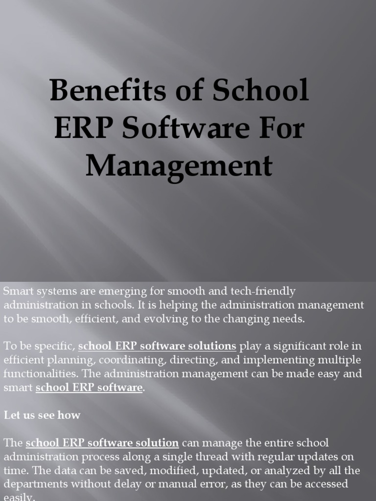Best ERP Software Development Services | PDF | Enterprise Resource