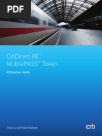 Citidirect Be Mobilepass Token: Reference Guide