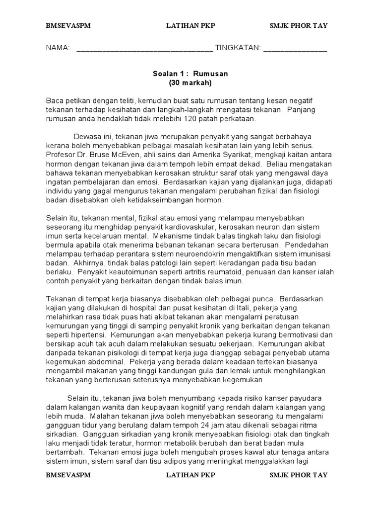 Rumusan Spm 2020 3 Pdf
