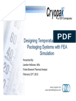 Designing Temperature-Controlled Packaging Systems With FEA Simulation