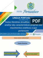 Textos Liter+írios (Eruditos e Populares) - An+ílise Das Caracter+¡sticas PR+ Prias Dos Movimentos Est+®ticos A Que Pertencem.