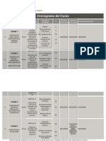 Cronograma Formulación de Proyectos en Mi Profesión