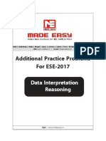 Additional Practice Problems For ESE-2017: Data Interpretation Reasoning