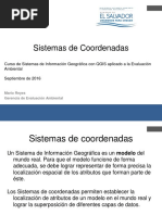 Presentacion - 2 - Curso - QGIS - GEA - Sistemas de Coordenadas
