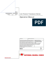 Operation Manual: Line Tension Transducer Series