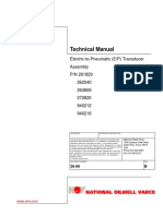 Technical Manual: Electric-to-Pneumatic (E/P) Transducer Assembly P/N 261829 262040 263869 272820 940212 940216