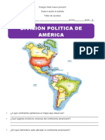 Mapa América Sur Taller Sociales Colegio Mixto