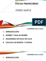 1.1 Interés Simple