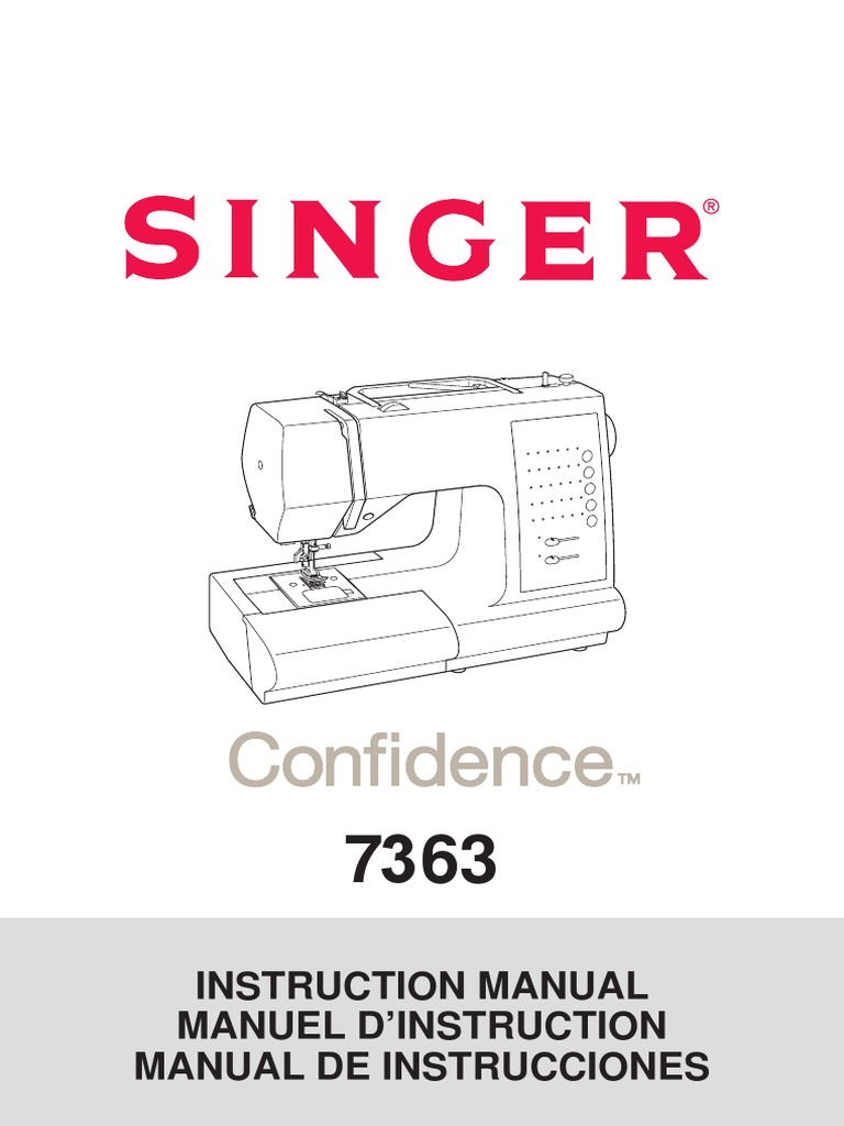 SINGER Confidence 7363 Sewing Machine PDF Sewing Machine Textiles