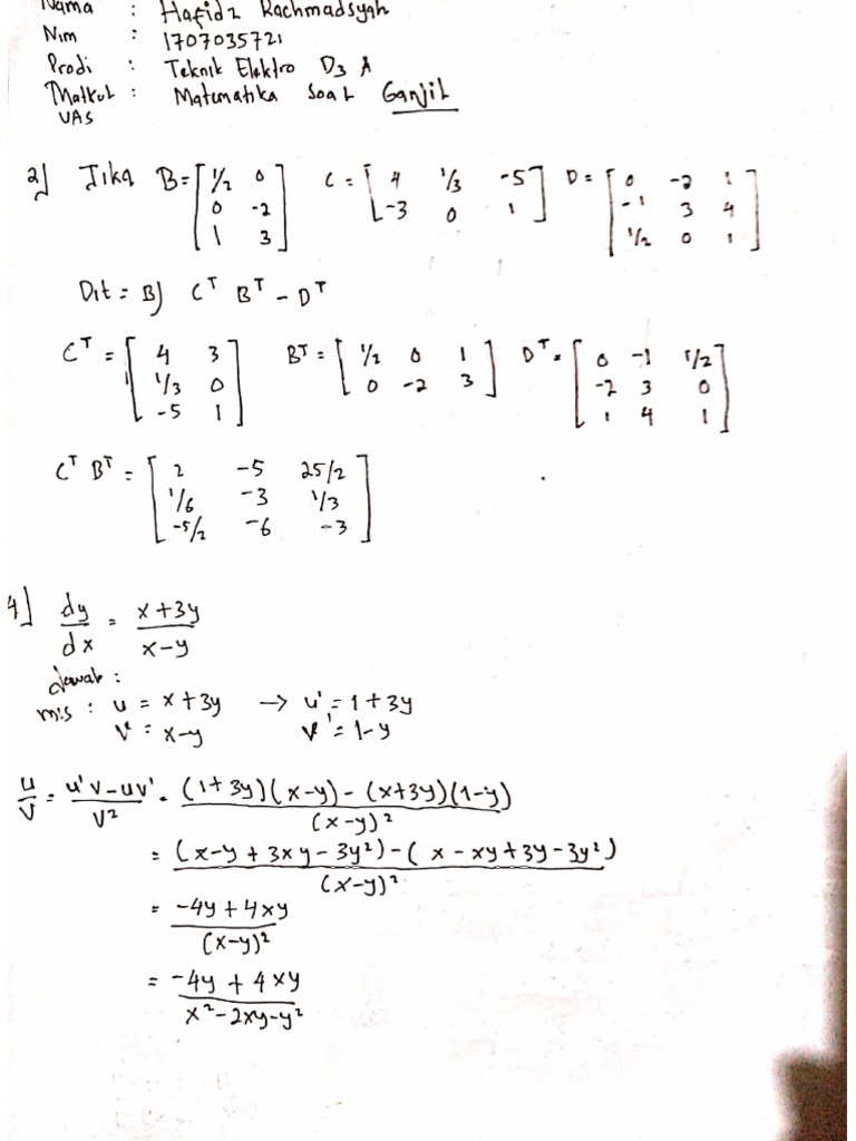 Uas Mtk Hafidzrachmadsyah Pdf