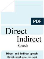 Direct To Indirect Speech