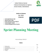 Spring Planning Meeting SCRUM