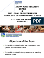 Legal Procedures To Environmental Cases