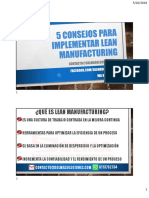 5 Consejos para Implementar Lean Manufacturing SOLMA