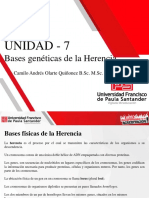 UNIDAD 7_Bases Genéticas de la Herencia