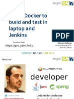 Using Docker To Build and Test in Laptop and Jenkins: Micael Gallego