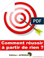 Comment Reussir A Partir de Rien PDF Edition Afrique