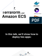 Docker Terraform Amazon ECS: A Quick Intro To