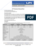 Technical Data Sheet: LPI Chemical Ground Rod