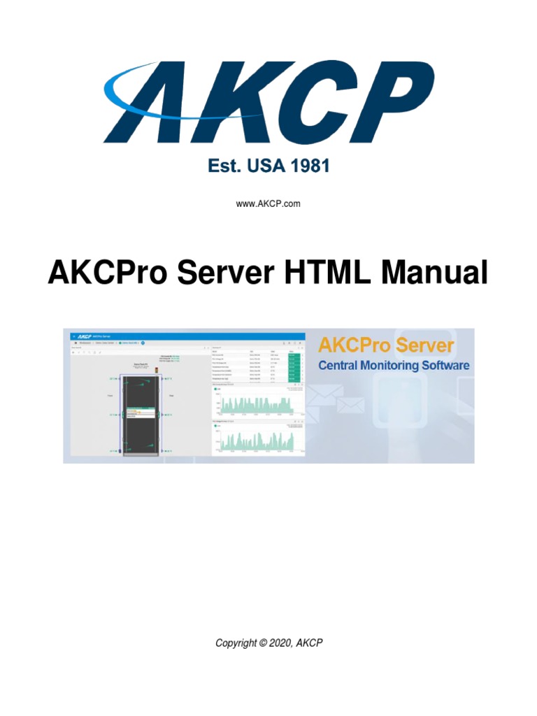 AKCPro Server HTML Manual PDF PDF Public Key Certificate Transport Layer Security