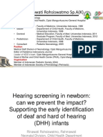 Hearing Screening in Newborn DR Rinawati PDF