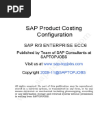 SAP Product Costing Configuration: Sap R/3 Enterprise Ecc6