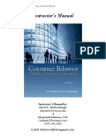 Consumer Behavior Building Marketing Strategy 12th Edition Hawkins Solution Manual PDF