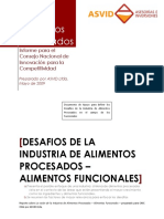 E Desafíos Industria Alimentos Procesados y Funcionales. 2010